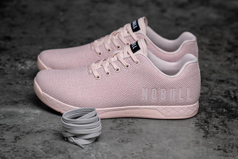 Pink Nobull Blush Heather Women's Trainers | CA A2067H